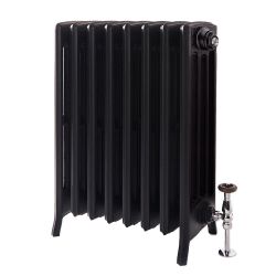 Milano Isabel - Cast Iron Radiator - 4 Column - 760mm Tall - Slate Black