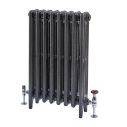 Milano Mercury - Cast Iron Radiator - 4 Column - 960mm Tall - Antique Graphite