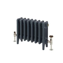 Milano Mercury - Cast Iron Radiator - 4 Column - 360mm Tall - Farrow & Ball Hague Blue