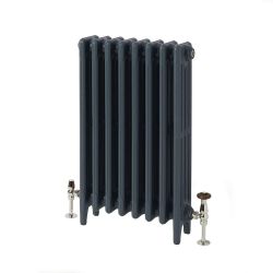 Milano Mercury - Cast Iron Radiator - 4 Column - 960mm Tall - Farrow & Ball Hague Blue
