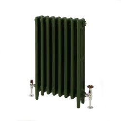 Milano Mercury - Cast Iron Radiator - 4 Column - 560mm Tall - Farrow & Ball Duck Green