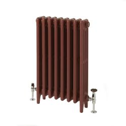 Milano Mercury - Cast Iron Radiator - 4 Column - 760mm Tall - Farrow & Ball Eating Room Red