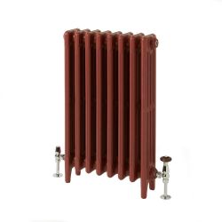 Milano Mercury - Cast Iron Radiator - 4 Column - 960mm Tall - Farrow & Ball Eating Room Red