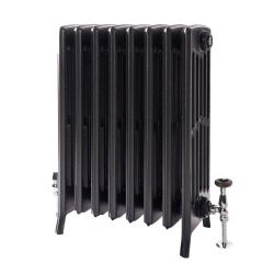 Milano Isabel - Cast Iron Radiator - 6 Column - 660mm Tall - Antique Graphite