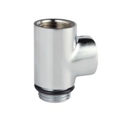 Milano - Chrome Dual Fuel T Piece