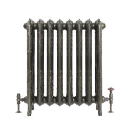 Milano Beatrix - Ornate Cast Iron Radiator - 2 Column - Antique Brass