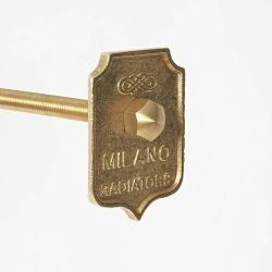 Milano - Cast Iron Radiator Luxury Wall Stay - Brass