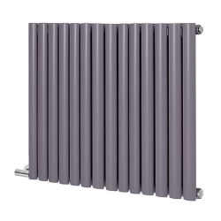 Milano Aruba - Electric Dahlia Purple Horizontal Designer Radiator - 635mm x 590mm - No Thermostat