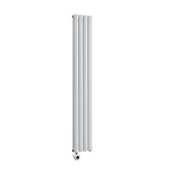 Milano Aruba - Electric White Vertical Designer Radiator - Choice of Size and Wi-Fi Thermostat - Plug-In and Hardwired Options
