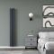 Milano Aruba - Aluminium Vertical Designer Radiator - Double Panel - Everyday Colours