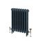 Milano Isabel - Cast Iron Radiator - 4 Column - 660mm Tall - Farrow & Ball Railings Grey