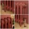 Milano Mercury - Cast Iron Radiator - 3 Column - 660mm Tall - Farrow & Ball Eating Room Red