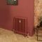 Milano Mercury - Cast Iron Radiator - 3 Column - 660mm Tall - Farrow & Ball Eating Room Red