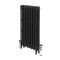 Milano Mercury - Cast Iron Radiator - 3 Column - 560mm Tall - Slate Black