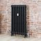 Milano Mercury - Cast Iron Radiator - 3 Column - 560mm Tall - Slate Black
