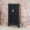 Milano Mercury - Cast Iron Radiator - 3 Column - 660mm Tall - Slate Black