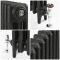 Milano Mercury - Cast Iron Radiator - 3 Column - 760mm Tall - Slate Black