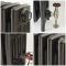 Milano Isabel - Cast Iron Radiator - 4 Column - 357mm Tall - Antique Graphite