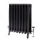 Milano Isabel - Cast Iron Radiator - 4 Column - 660mm Tall - Antique Graphite