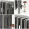 Milano Isabel - Cast Iron Radiator - 4 Column - 357mm Tall - Antique Silver
