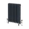 Milano Isabel - Cast Iron Radiator - 4 Column - 660mm Tall - Farrow & Ball Hague Blue
