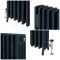 Milano Isabel - Cast Iron Radiator - 4 Column - 760mm Tall - Farrow & Ball Hague Blue
