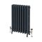 Milano Isabel - Cast Iron Radiator - 4 Column - 760mm Tall - Farrow & Ball Hague Blue