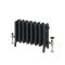 Milano Isabel - Cast Iron Radiator - 4 Column - 357mm Tall - Farrow & Ball Railings Grey