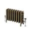 Milano Isabel - Cast Iron Radiator - 4 Column - 357mm Tall - Natural Brass