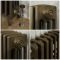 Milano Isabel - Cast Iron Radiator - 4 Column - 357mm Tall - Natural Brass