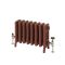 Milano Isabel - Cast Iron Radiator - 4 Column - 357mm Tall - Farrow & Ball Eating Room Red