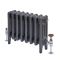 Milano Mercury - Cast Iron Radiator - 4 Column - 460mm Tall - Antique Graphite