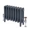 Milano Mercury - Cast Iron Radiator - 4 Column - 560mm Tall - Antique Silver