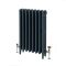 Milano Mercury - Cast Iron Radiator - 4 Column - 760mm Tall - Farrow & Ball Hague Blue