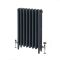 Milano Mercury - Cast Iron Radiator - 4 Column - 960mm Tall - Farrow & Ball Hague Blue