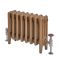 Milano Mercury - Cast Iron Radiator - 4 Column - 360mm Tall - Burnt Gold