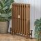 Milano Mercury - Cast Iron Radiator - 4 Column - 760mm Tall - Burnt Gold