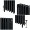 Milano Mercury - Cast Iron Radiator - 4 Column - 560mm Tall - Farrow & Ball Railings Grey