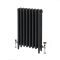 Milano Mercury - Cast Iron Radiator - 4 Column - 560mm Tall - Farrow & Ball Railings Grey