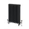 Milano Mercury - Cast Iron Radiator - 4 Column - 760mm Tall - Farrow & Ball Railings Grey