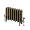 Milano Mercury - Cast Iron Radiator - 4 Column - 360mm Tall - Natural Brass