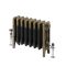 Milano Mercury - Cast Iron Radiator - 4 Column - 360mm Tall - Natural Brass