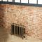 Milano Mercury - Cast Iron Radiator - 4 Column - 460mm Tall - Natural Brass
