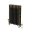 Milano Mercury - Cast Iron Radiator - 4 Column - 760mm Tall - Natural Brass