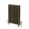 Milano Mercury - Cast Iron Radiator - 4 Column - 960mm Tall - Natural Brass