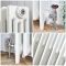 Milano Mercury - Cast Iron Radiator - 4 Column - 760mm Tall - Porcelain White