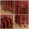 Milano Mercury - Cast Iron Radiator - 4 Column - 760mm Tall - Farrow & Ball Eating Room Red