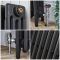 Milano Mercury - Cast Iron Radiator - 4 Column - 560mm Tall - Slate Black