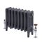 Milano Mercury - Cast Iron Radiator - 4 Column - 560mm Tall - Slate Black