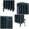 Milano Isabel - Cast Iron Radiator - 6 Column - 660mm Tall - Farrow & Ball Hague Blue